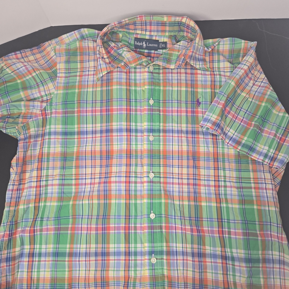 Ralph Lauren Colorful Plaid Button-Up